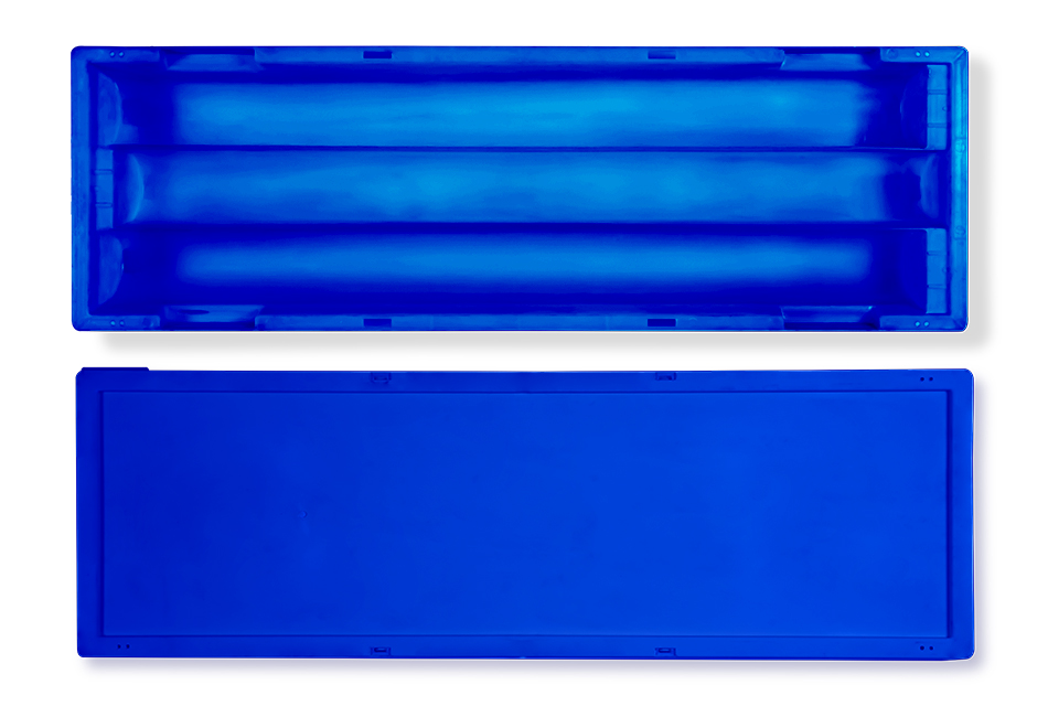Caja de Plástico para Muestras de Perforaciones de 3 Compartimentos - PQ Size
