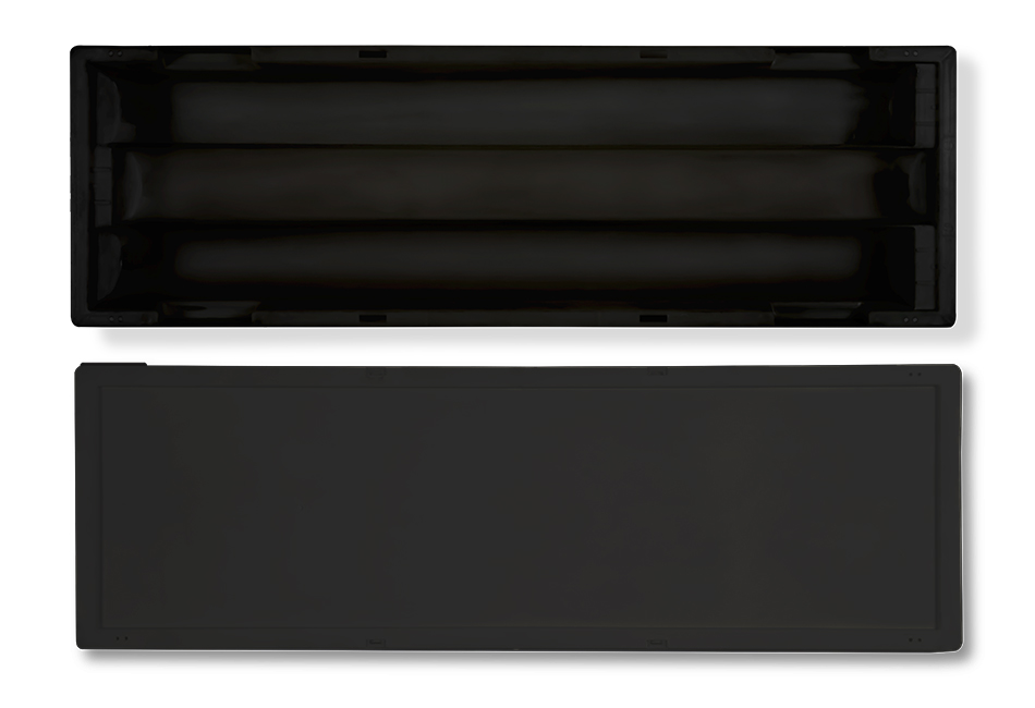 Caja de Plástico para Muestras de Perforaciones de 3 Compartimentos - PQ Size