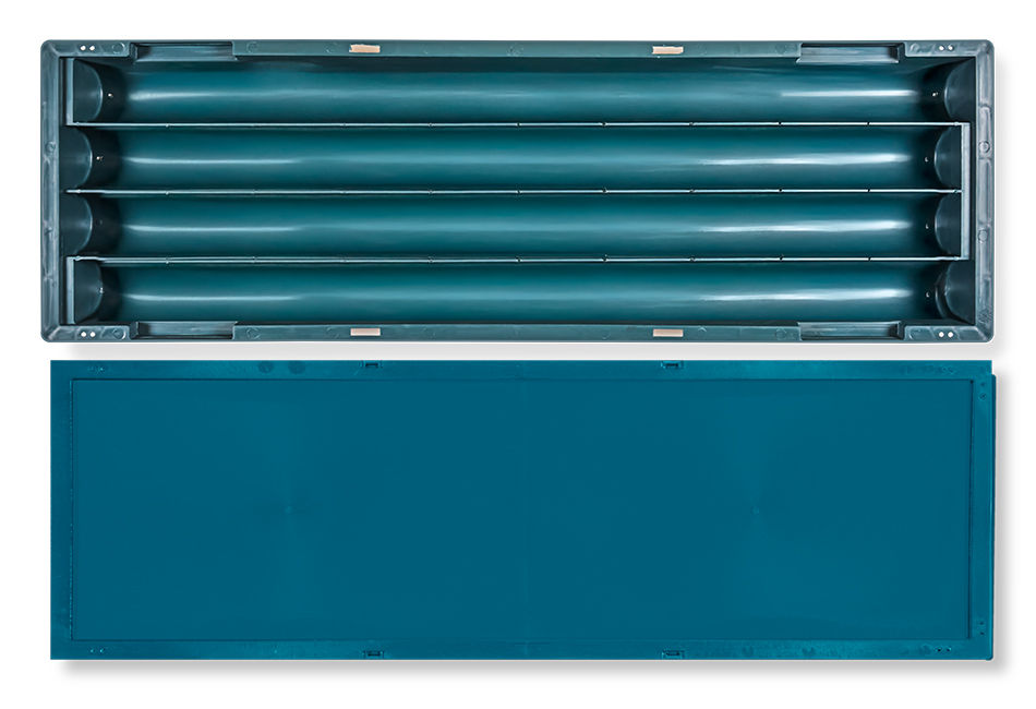 4-Compartment Core Sample Box - HQ Size