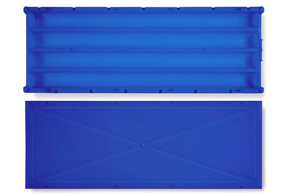 Caja de Plástico para Muestras de Perforaciones de 4 Compartimentos - HQ Size